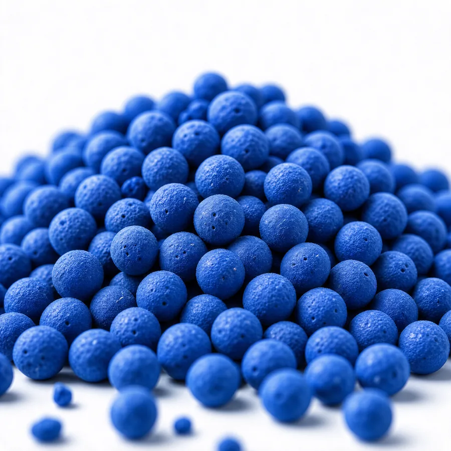 Blue silicon microbial granules